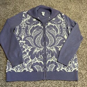 Chico’s Weekend Zip Cardigan- Size 2/Large